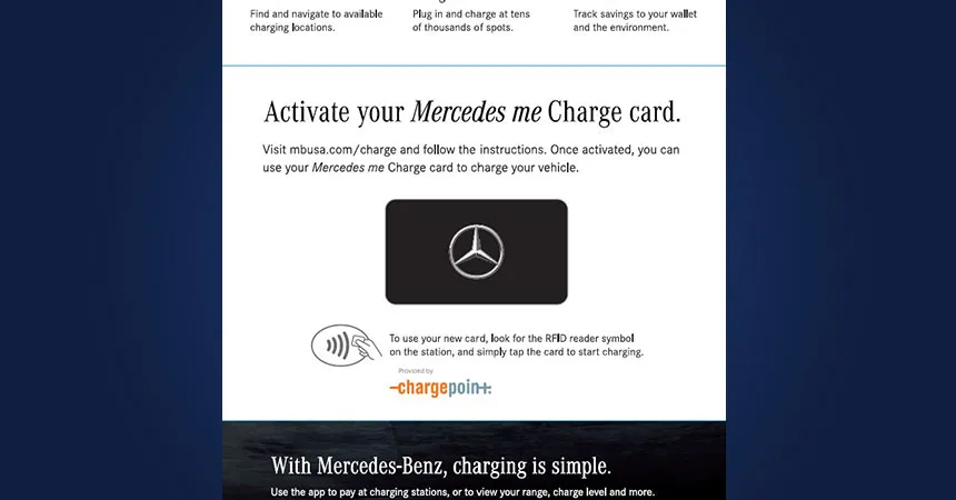 Mercedes me Vehicle Charging | Mercedes-Benz USA