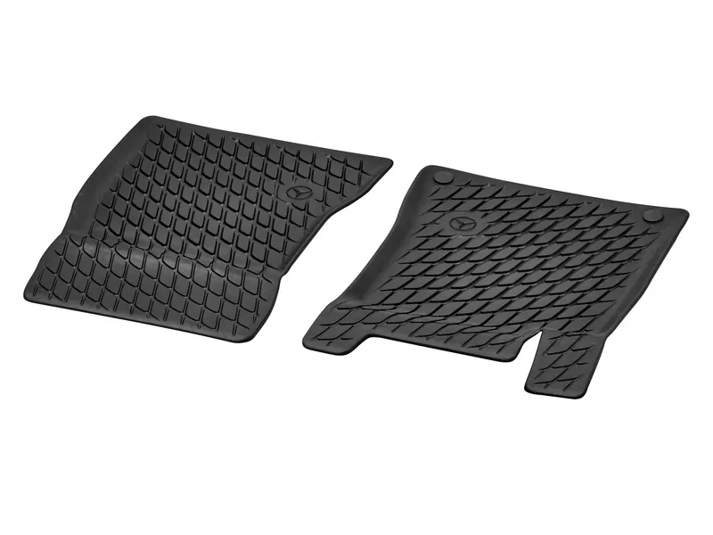 Velour floor mats CLASSIC, set, 6-piece, Silk beige topstitching
