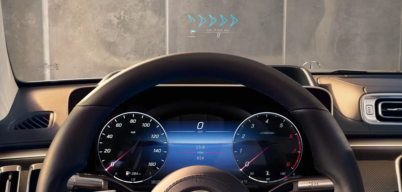 How To Use the Mercedes-Benz Head-Up Display