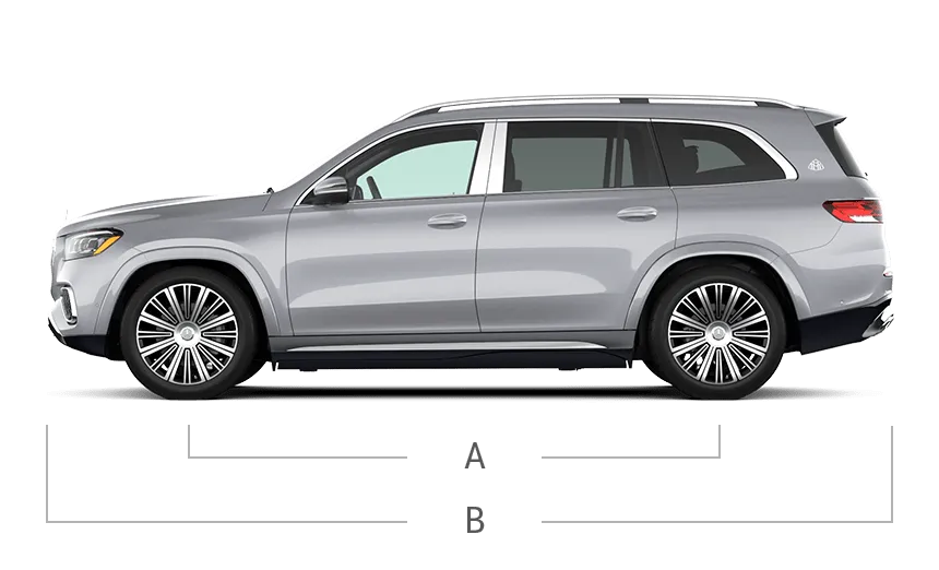 vehicle side view dimensions