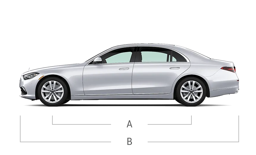 vehicle side view dimensions